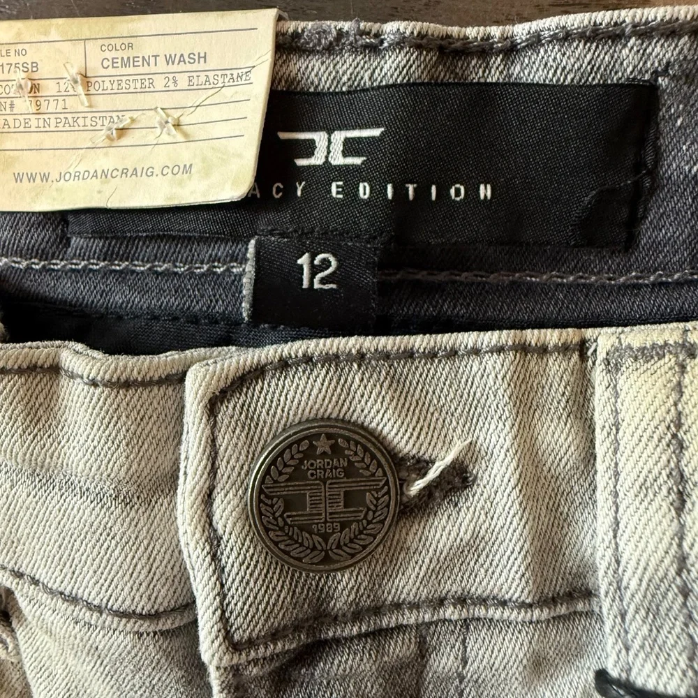 Jordan‎ Craig Kids Cement Wash Denim Shorts Size 12